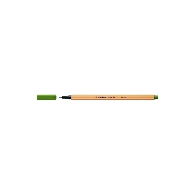88/35-ROTUL.STABILO POINT 88 VERDE MUSGO precio por 10 unidades
