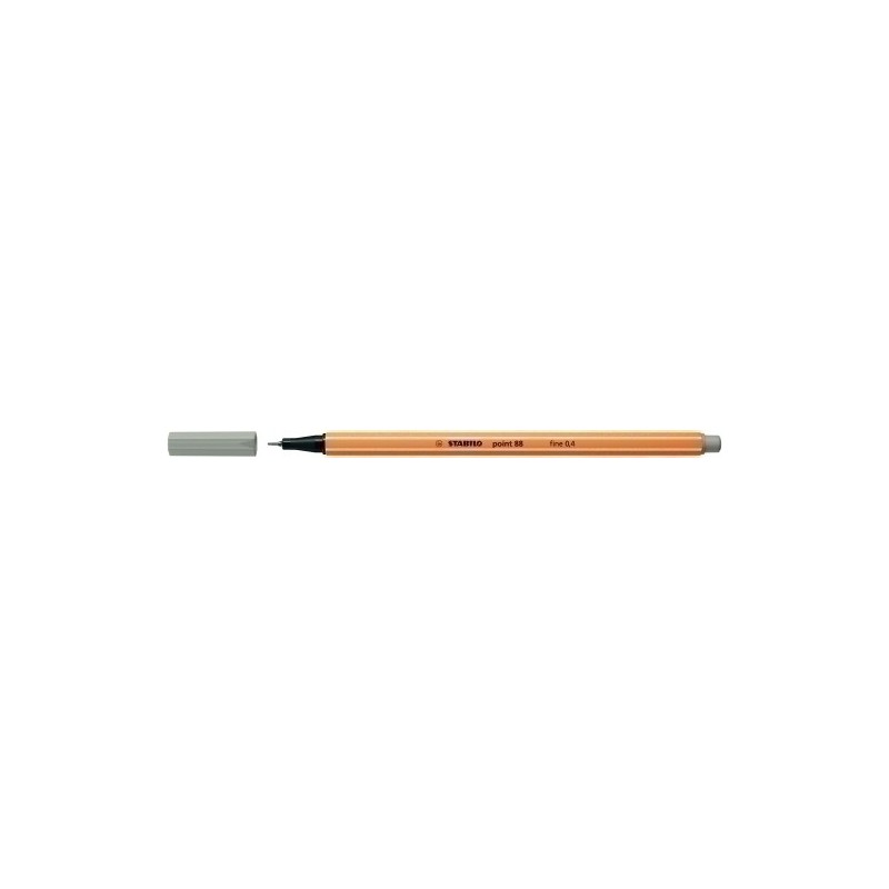 88/93-ROTUL.STABILO POINT 88 GRIS CALIDO precio por 10 unidades