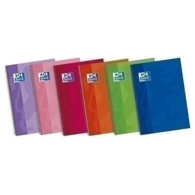 100430162-BLOCK OXF.SCH.EXTRA Fº 80h MM COL.(6) precio por 5 unidades