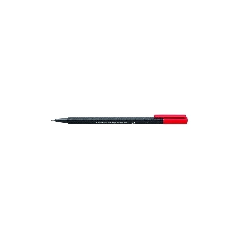 334-2-ROTUL.STAEDTL.TRIPLUS FL 334  ROJO precio por 10 unidades