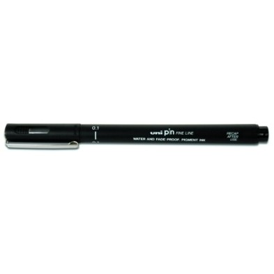 288902000-ROTUL.UNI PIN MANGA 0.1 mm NEGRO precio por 12 unidades