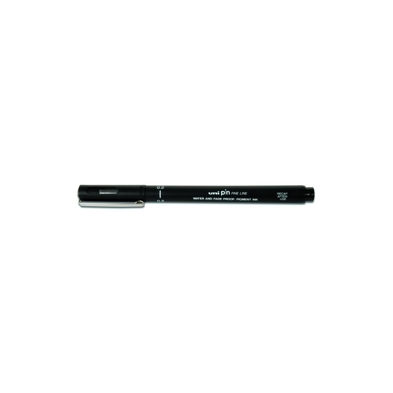 288985000-ROTUL.UNI PIN MANGA 0.2 mm NEGRO precio por 12 unidades