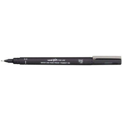 289165000-ROTUL.UNI PIN MANGA 0.4 mm NEGRO precio por 12 unidades
