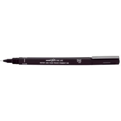 289066000-ROTUL.UNI PIN MANGA 0.5 mm NEGRO precio por 12 unidades