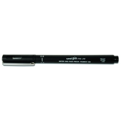 289124000-ROTUL.UNI PIN MANGA 0.8 mm NEGRO precio por 12 unidades