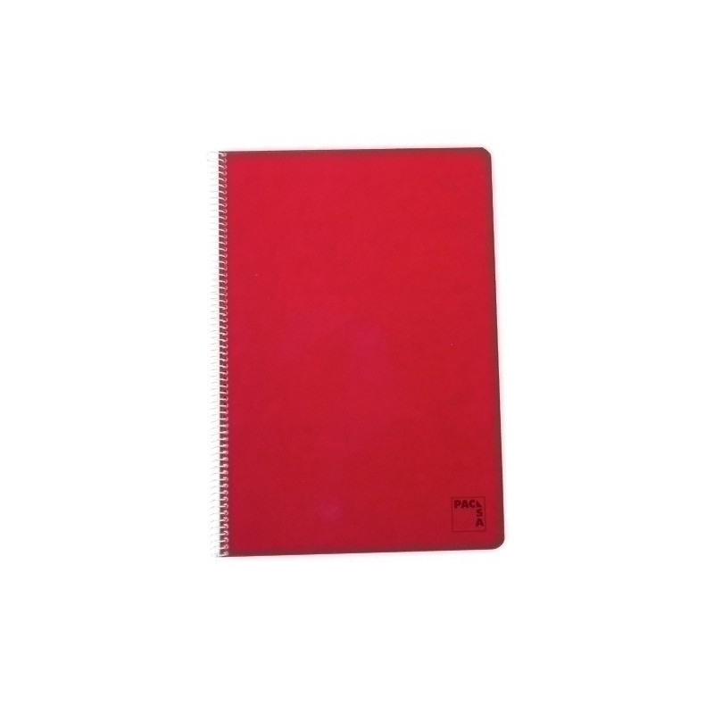 16726-BLOCK PACSA INSTITUT Fº 100h HZT. ROJO precio por 5 unidades