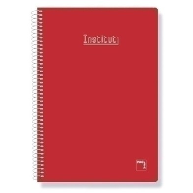 16719-BLOCK PACSA XTRA Fº 80h PT.2.5 ROJO precio por 30 unidades