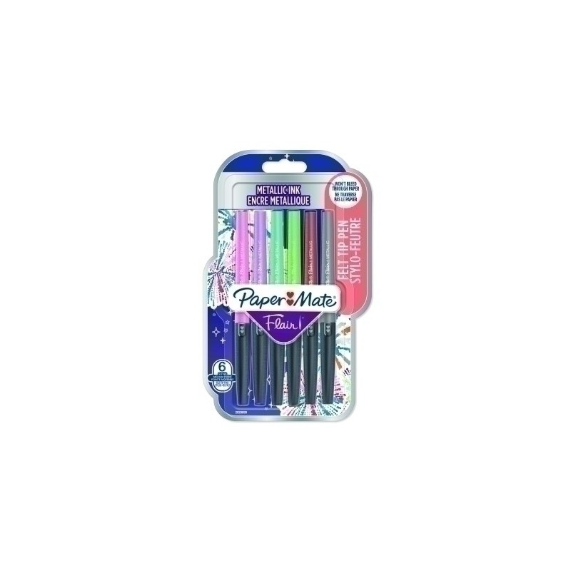 2137361-ROTUL.PAPER MATE METAL SURT.B/6 precio por 1 unidades