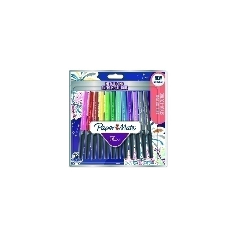 2137362-ROTUL.PAPER MATE METAL SURT.B/12 precio por 1 unidades