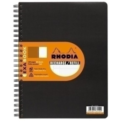 133142C-CUADERNO CLAIREFONT. RHODIA A4+ 160h 5x5 precio por 5 unidades