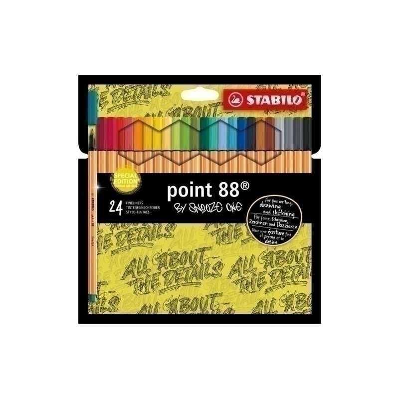 8824/1-06-ROTUL.STABILO POINT 88 ESTUCHE 24 precio por 6 unidades