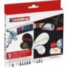 4-1340-9-S2-ROTUL.EDDING 1340 BRUSHPEN HAPPY 9+2S precio por 1 unidades