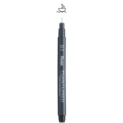 S20P-Pentel-0.1-ROTUL.PENTEL CALIBRADO POINTLINER 0.1 precio por 1 unidades