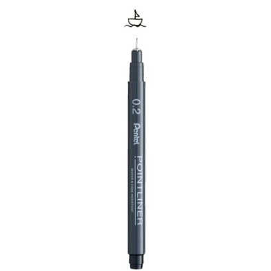 S20P-Pentel-0.2-ROTUL.PENTEL CALIBRADO POINTLINER 0.2 precio por 1 unidades