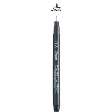 S20P-Pentel-0.3-ROTUL.PENTEL CALIBRADO POINTLINER 0.3 precio por 1 unidades