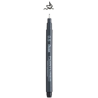 S20P-Pentel-0.5-ROTUL.PENTEL CALIBRADO POINTLINER 0.5 precio por 1 unidades