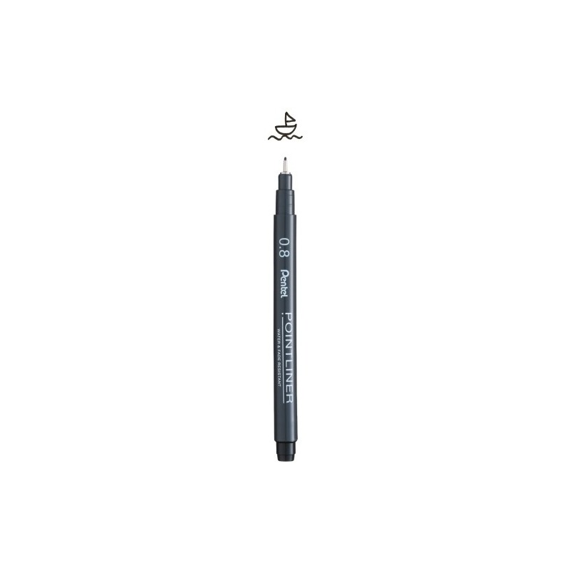 S20P-Pentel-0.8-ROTUL.PENTEL CALIBRADO POINTLINER 0.8 precio por 1 unidades