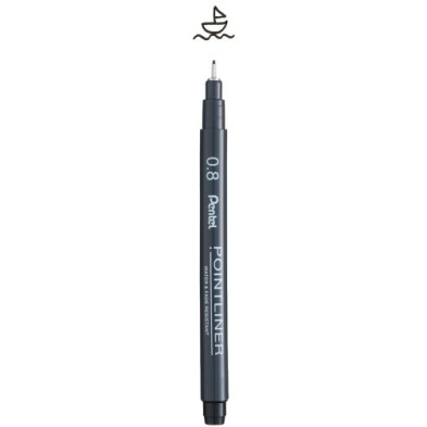 S20P-Pentel-0.8-ROTUL.PENTEL CALIBRADO POINTLINER 0.8 precio por 1 unidades