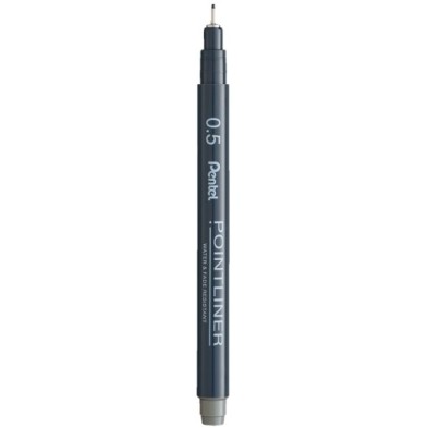 S20P-Pentel-5N-ROTUL.PENTEL CALIBR.POINTLINER 0.5 GRIS precio por 1 unidades