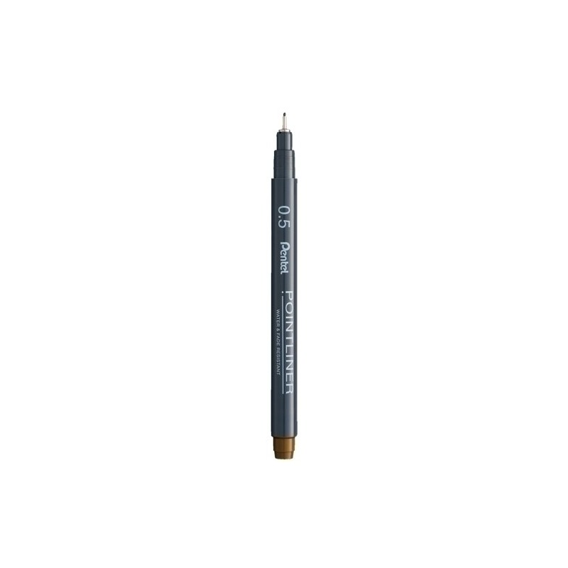 S20P-Pentel-5SP-ROTUL.PENTEL CALIBR.POINTLINER 0.5 SEPIA precio por 1 unidades