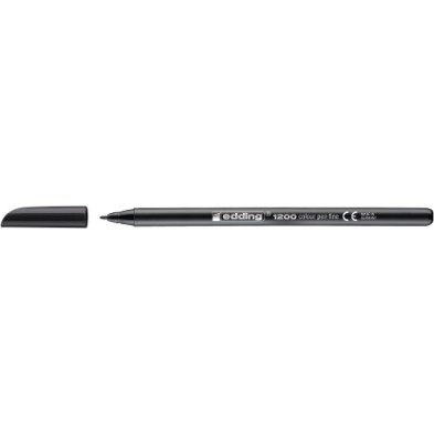 120001-ROTUL.EDDING 1200  NEGRO precio por 10 unidades