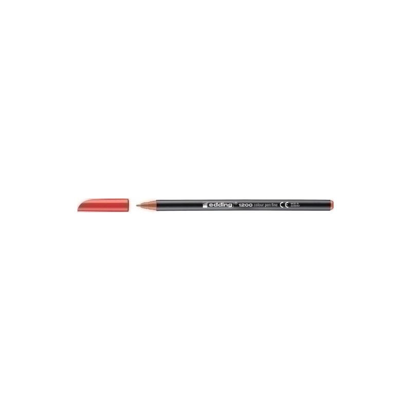 120002-ROTUL.EDDING 1200  ROJO precio por 10 unidades