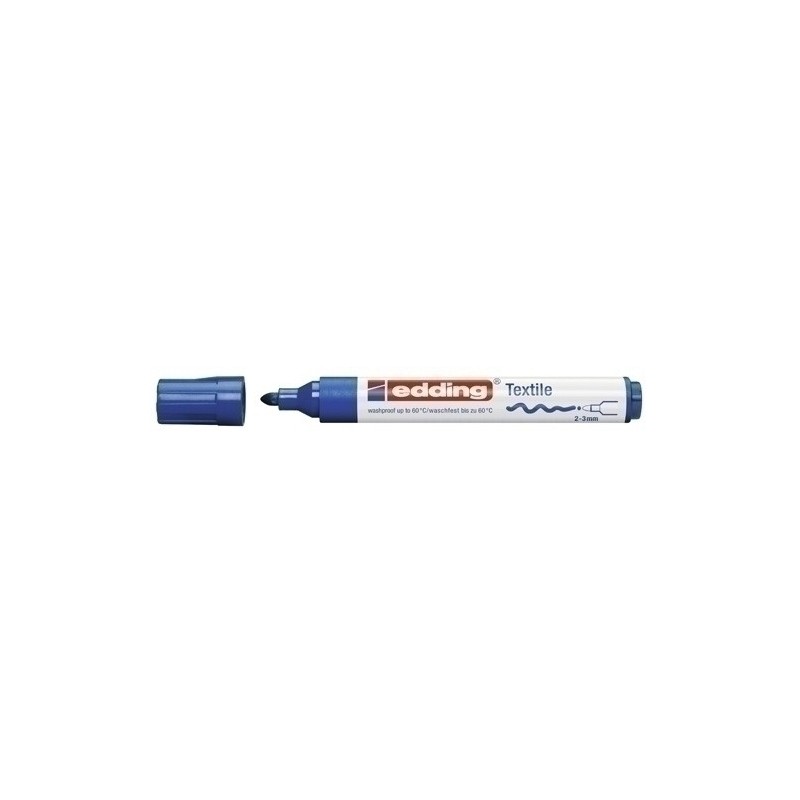 450003-ROTUL.EDDING 4500 TELA  AZUL precio por 10 unidades