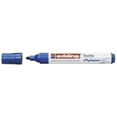 450003-ROTUL.EDDING 4500 TELA  AZUL precio por 10 unidades