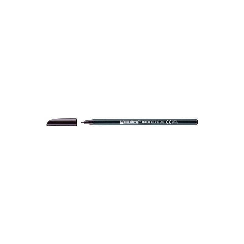 120018-ROTUL.EDDING 1200  MARRON OSCURO precio por 5 unidades