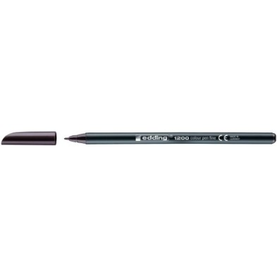 120018-ROTUL.EDDING 1200  MARRON OSCURO precio por 5 unidades