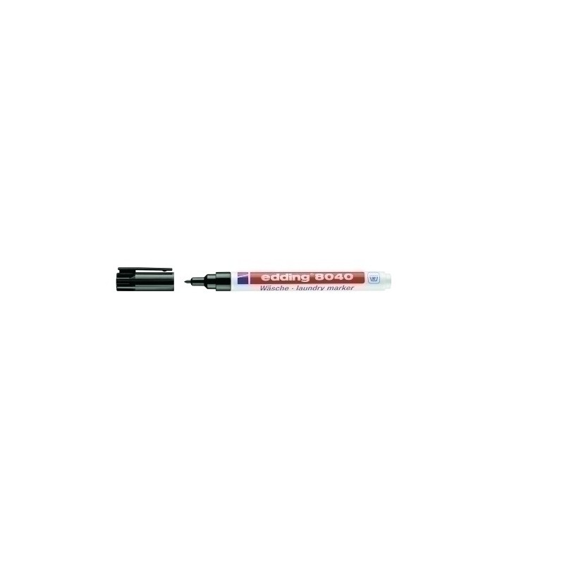 8040-ROTUL.EDDING 8040 TELA 1 mm NEGRO precio por 10 unidades