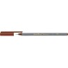 5507-ROTUL.EDDING   55 FINEPEN  MARRON precio por 10 unidades