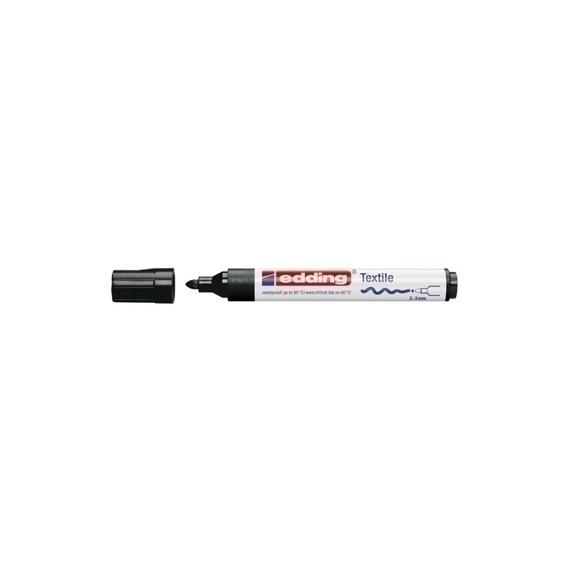 450001-ROTUL.EDDING 4500 TELA  NEGRO precio por 10 unidades