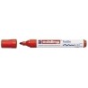 450002-ROTUL.EDDING 4500 TELA  ROJO precio por 10 unidades