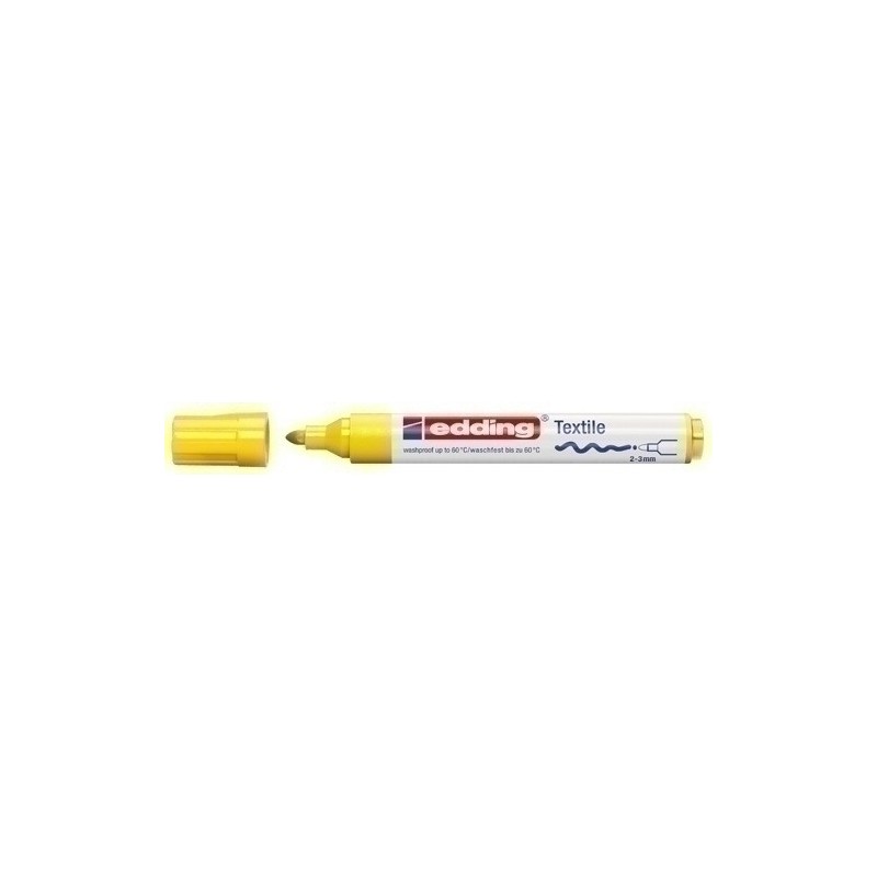 450005-ROTUL.EDDING 4500 TELA  AMARILLO precio por 10 unidades