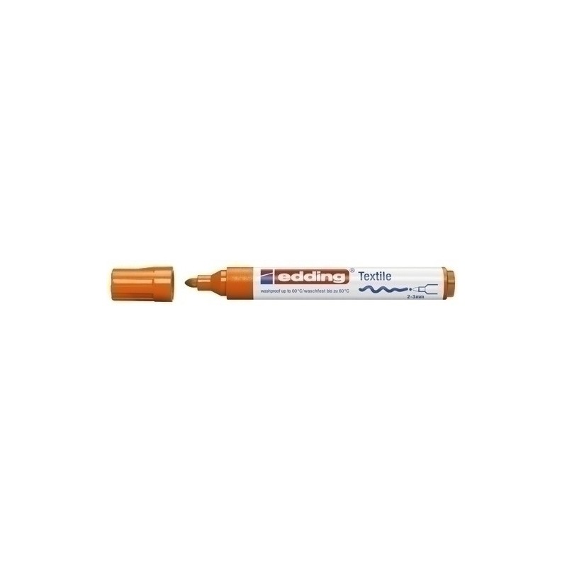 450006-ROTUL.EDDING 4500 TELA  NARANJA precio por 10 unidades