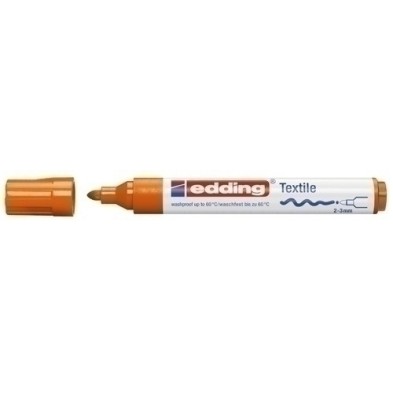 450006-ROTUL.EDDING 4500 TELA  NARANJA precio por 10 unidades