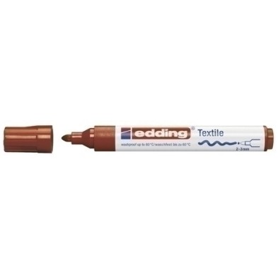 450007-ROTUL.EDDING 4500 TELA  MARRON precio por 10 unidades