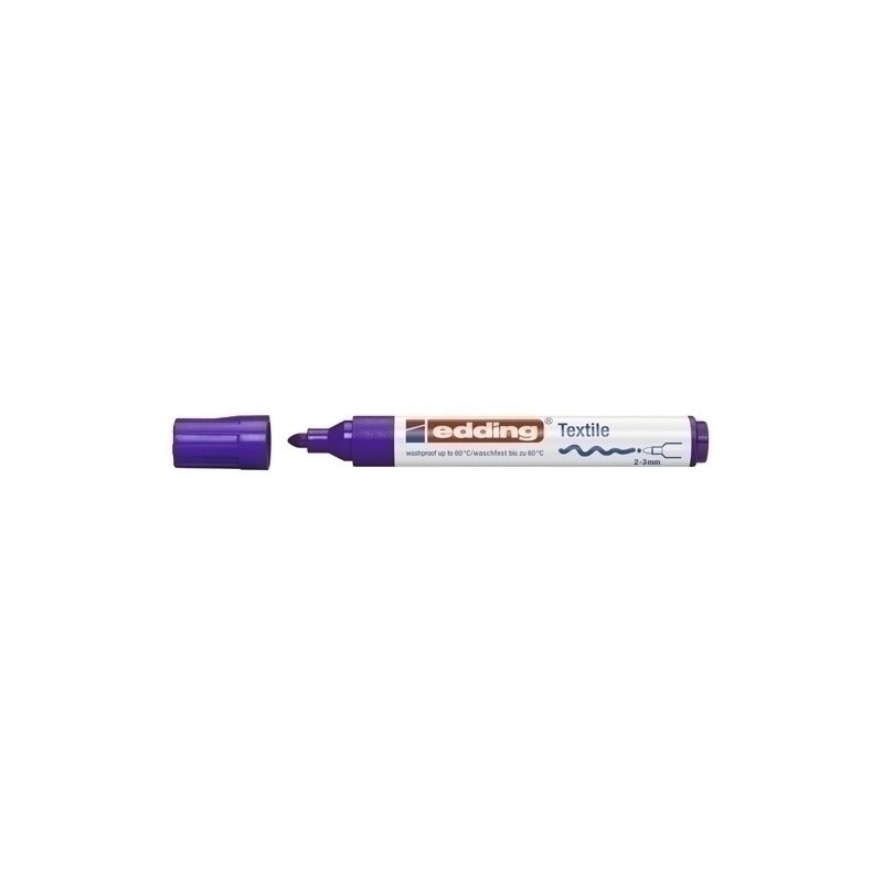 450008-ROTUL.EDDING 4500 TELA  VIOLETA precio por 10 unidades