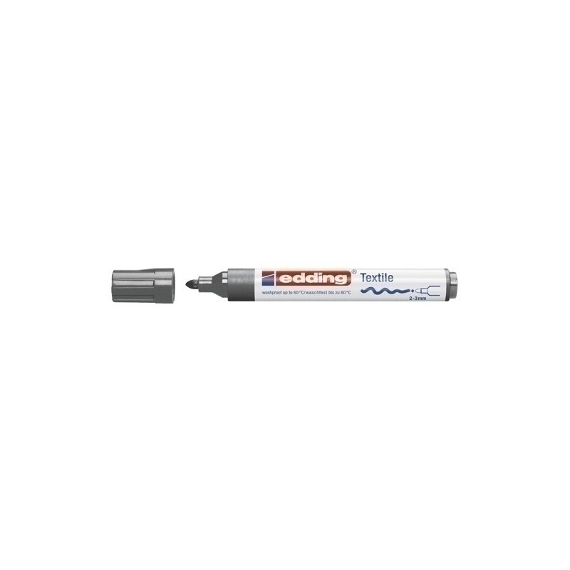 450012-ROTUL.EDDING 4500 TELA  GRIS precio por 10 unidades