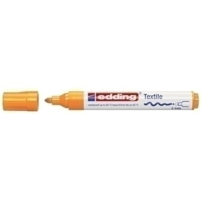 450066-ROTUL.EDDING 4500 TELA  NARANJA NEON precio por 10 unidades