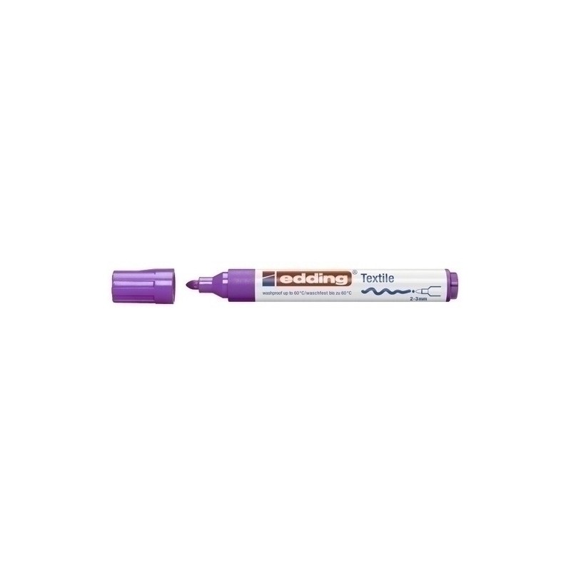 450068-ROTUL.EDDING 4500 TELA  VIOLETA NEON precio por 10 unidades