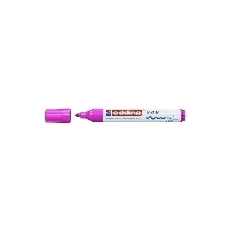 450069-ROTUL.EDDING 4500 TELA  ROSA NEON precio por 10 unidades