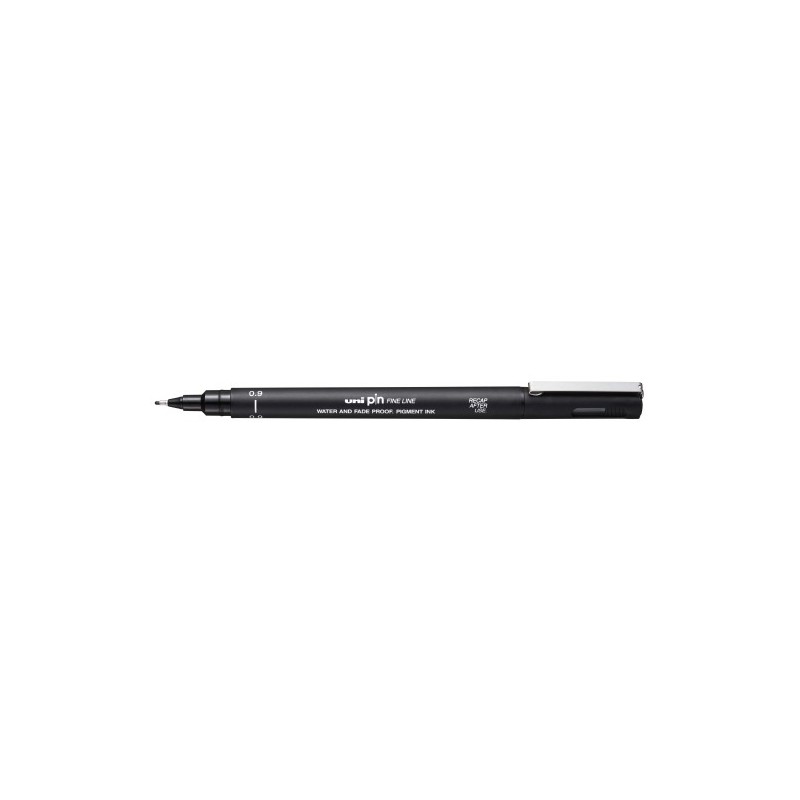 289363000-ROTUL.UNI PIN MANGA 0.9 mm NEGRO precio por 12 unidades