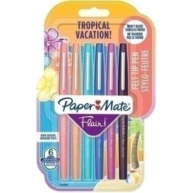 2028906-ROTUL.PAPER MATE TROP.VACAC. SURT.B/6 precio por 1 unidades