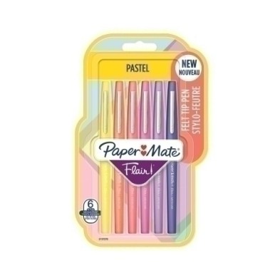 2137276-ROTUL.PAPER MATE PASTEL SURT.B/6 precio por 1 unidades