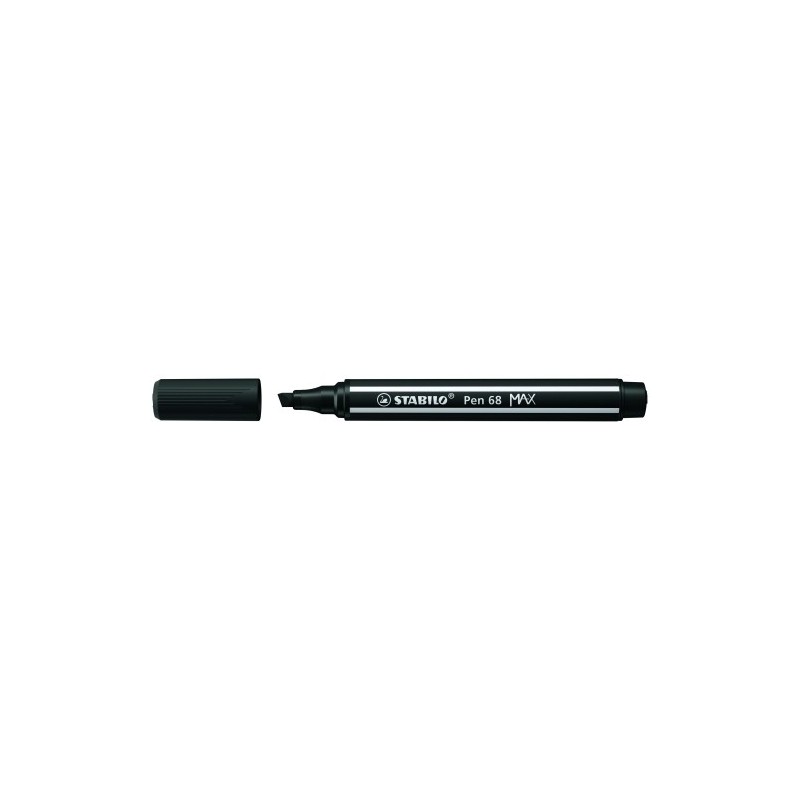 768/46-ROTUL.STABILO PEN 68 MAX NEGRO precio por 5 unidades