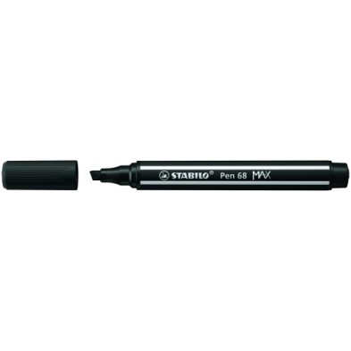 768/46-ROTUL.STABILO PEN 68 MAX NEGRO precio por 5 unidades