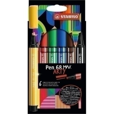 768/06-21-ROTUL.STABILO PEN 68 MAX ARTY LINE C/6 precio por 6 unidades