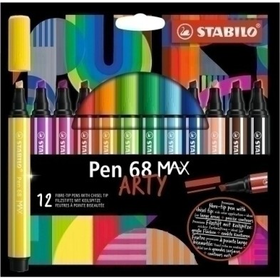 768/12-21-ROTUL.STABILO PEN 68 MAX ARTY LINE C/12 precio por 6 unidades